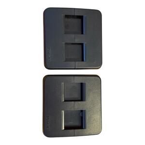 2x Weighted 3M Post-it Designer Tape Flag Desk Holder Dispenser C-4211 Vintage